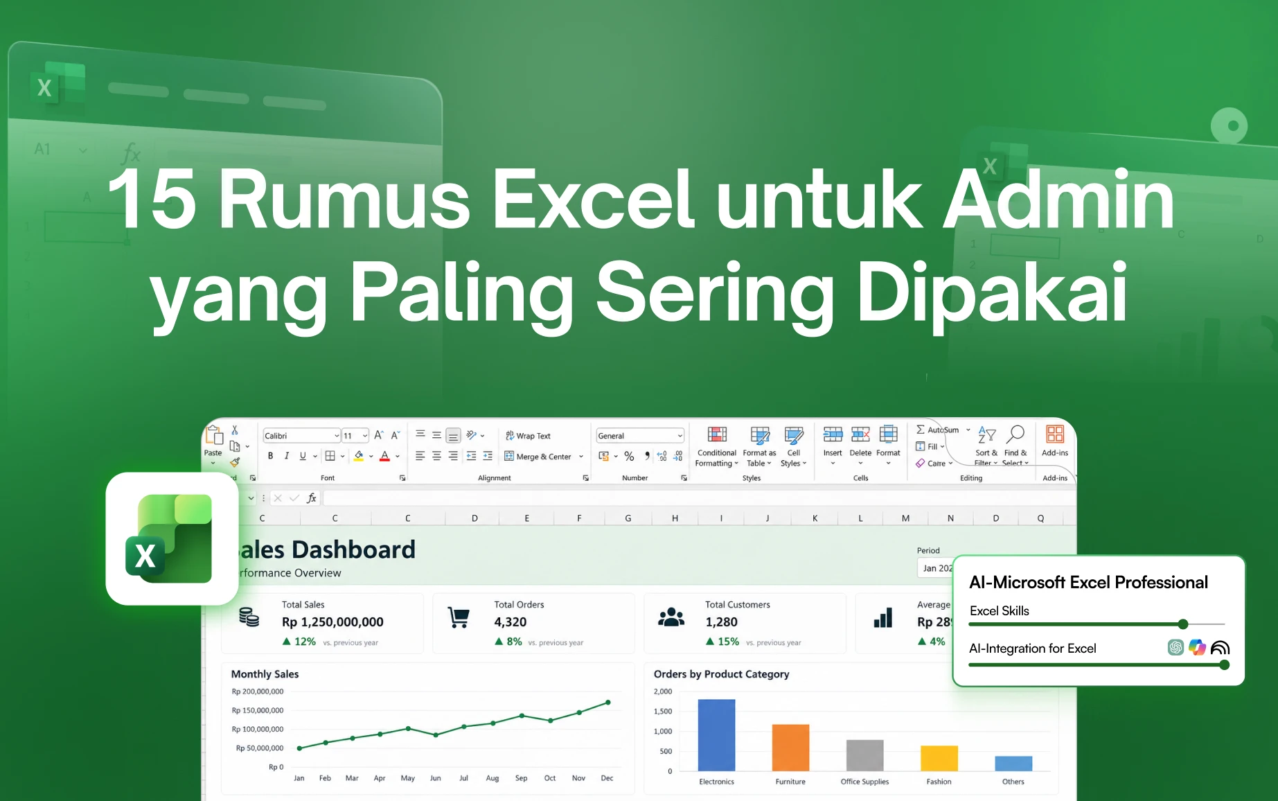 15 Rumus Excel untuk Admin yang Paling Sering Dipakai